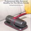 Cordless Handheld Mattress Vacuum Cleaner with 12000PA Suction Power Rechargeable Lithium-Ion Battery USB Charging for Mattresses Sofas Carpets