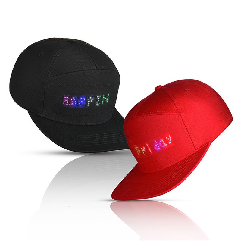 LED Light Baseball Hat Luminous Cap 