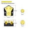 2 Way Power Distribution Block 0/2/4 AWG Gauge In 4/8/10 Gauge Out Car Audio Stereo Amp Distribution Connecting Block