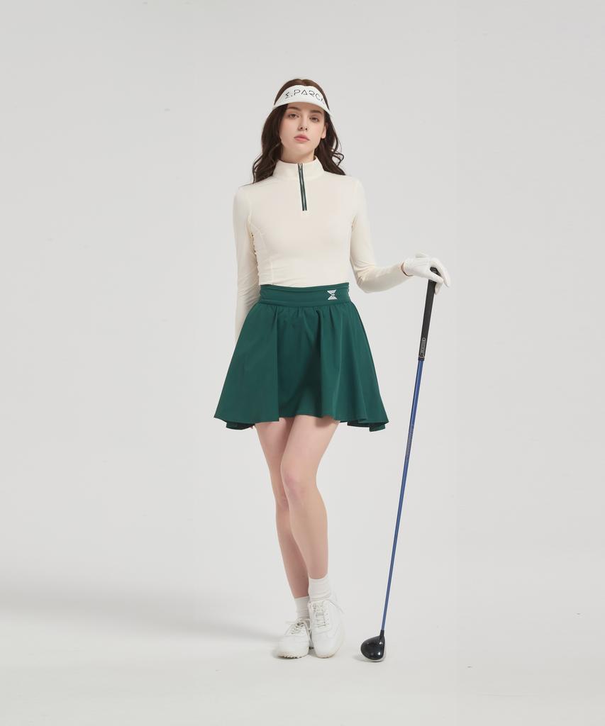 I Parka Pine Tree High-Waisted Flare Skirt