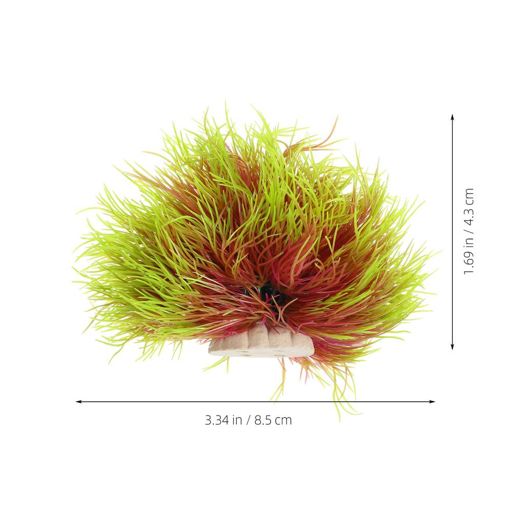 Fake Aquatic Plant Decor For Fish Tank Realistic Aquarium Plants Water-Resistant Durable Artificial Water Grass Decorations