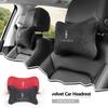 Suede Headrest Car Breathable Memory Foam Neck Pillow For Lincoln Continental MKZ Town-car Aviator Navigator MKX Energy Zephyr M1