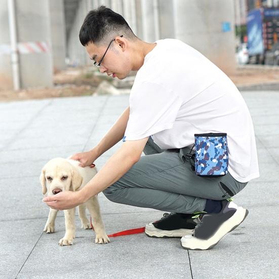 Yousheng Waterproof Pet Snack Bag Large Capacity Portable Dog Training Pocket Bag with Elastic Cord And Safety Clip for Training Essential