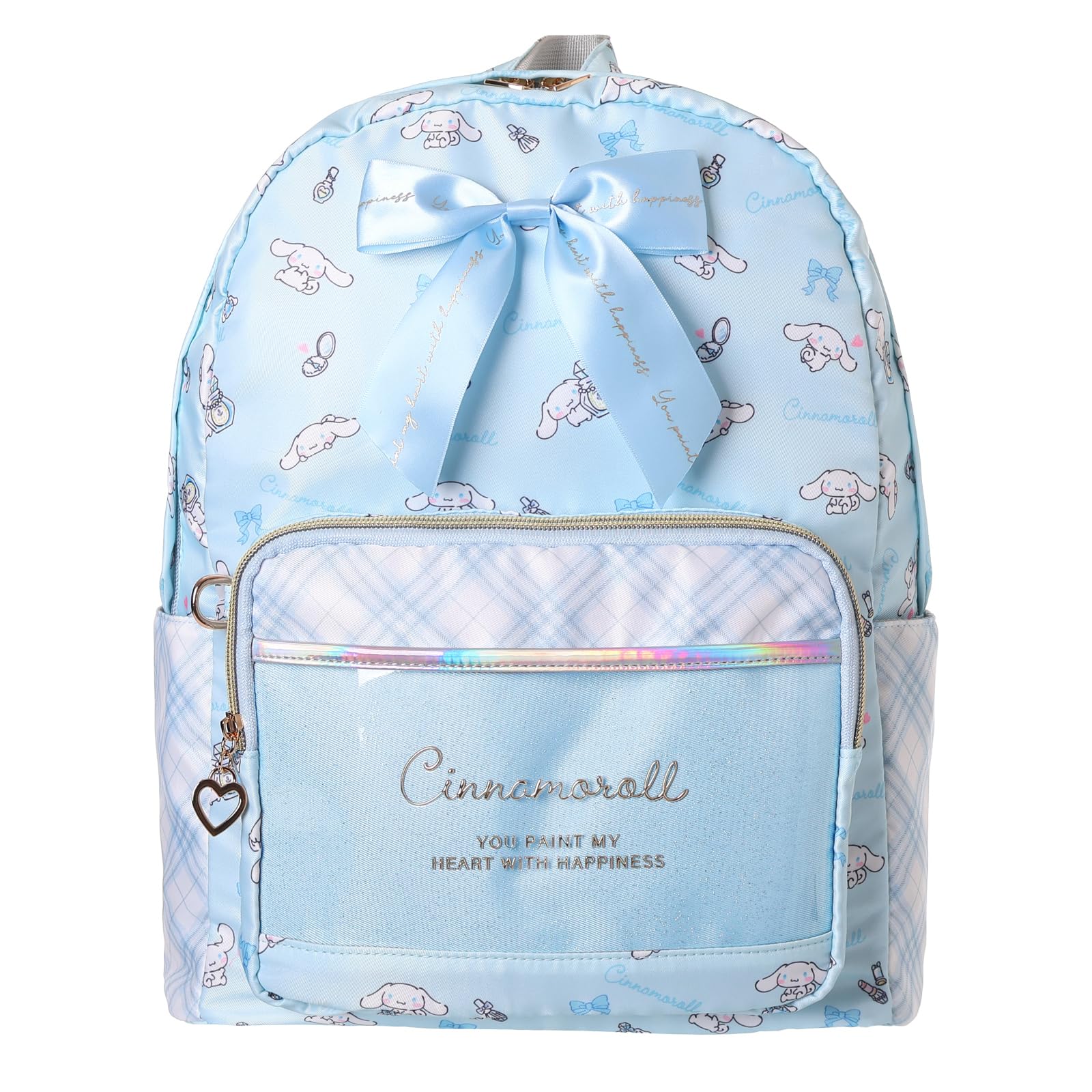 

Characters with 14L Pastel 413g [Sanrio] Daypack, Ribbon, Capacity, Colors, 37×27.5×13.5cm, (корица)