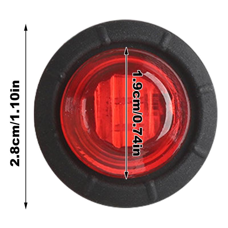 Trailer Side Marker Light Front Rear LED Indicator Front Rear Side Marker Light Indicator Clearance Indicator Lamp Caravan