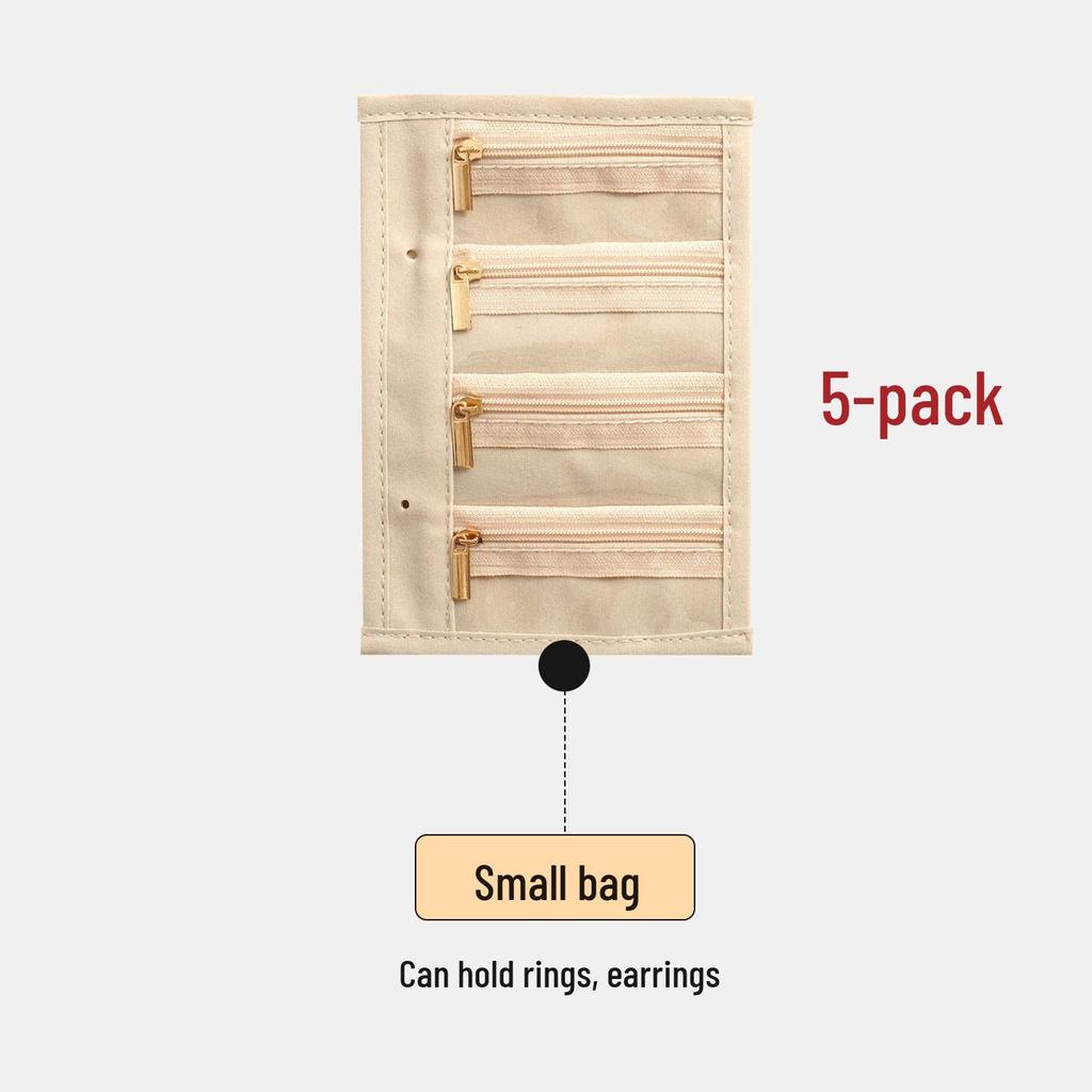2026 New Style Gold Jewelry Storage Book with Large Capacity Earring Compartments