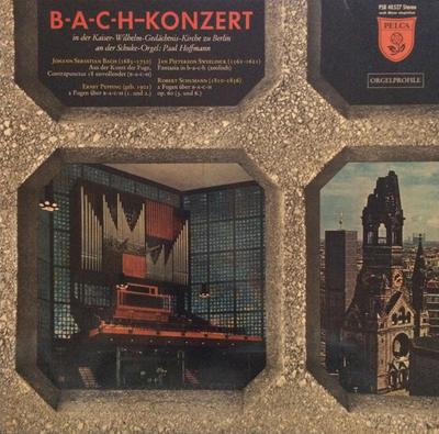 LP Record PAUL HOFFMANN  BACHKonzert PSR40527 Pelca Germany Classical Used