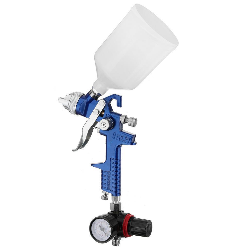1000cc MINI Car Auto Air Paint Spray Guns Pot HVLP Gravity Feed Kit 1.4-2.5mm Nozzle 1L 15 x 18.5cm