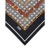 Daks Silk Triangle Scarf   Ring Set Navy Dd Logo Dcsc6f390n2