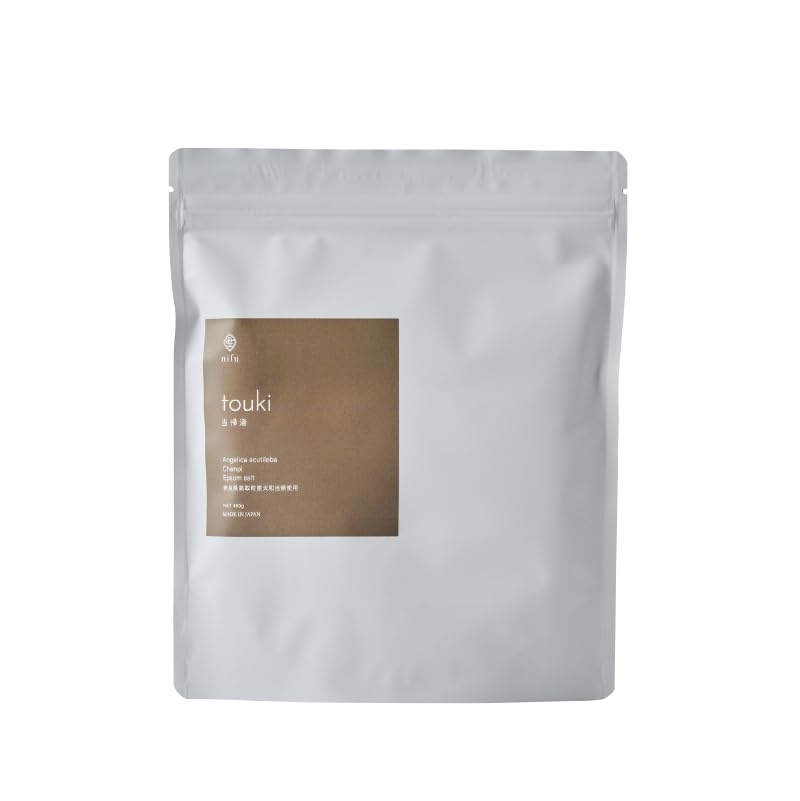 nifu Natural Bath Bag Angelica Bath bags Purely bath additives made with Yamato Angelica from Takatori Japanese dried tangerine Izu Oshima sea and