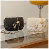 Chain Bag For Women Spring Versatile Soft Ins Korean Style Lock Small Square Bag