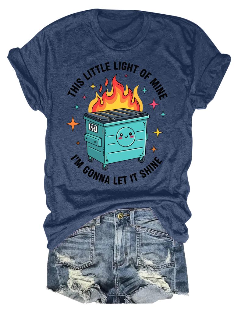 TXWomen's Plus Size Tank Top This Little Light Of Mine   I'm Gonna Let It Shine Suitable for Sports and Daily Wear Summer Casual