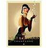 French Champagne Retro Vintage Metal Tin Signs Posters Plate Wall Decor for Home Bars Cafe Man Cave Clubs Retro Posters Plaqu