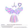 Glowing Elf Fairy Wand with Angel Feather Rainbow Wings - Little Girl's Birthday Gift & Stage Prop