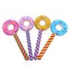 Inflatable PVC Donut Toy - Colorful Cartoon Lollipop Design for Kids' Outdoor Play