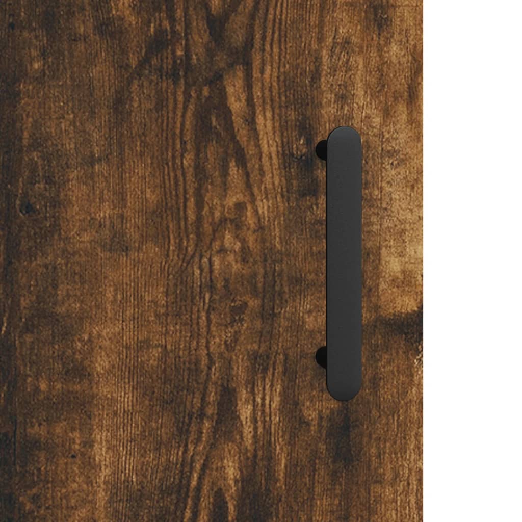 Wall Cabinet Smoked Oak 34.5 x 34 x 90 cm
