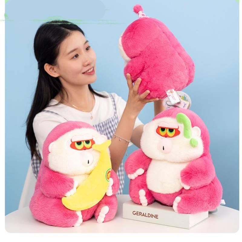 Adorable Soft Plush Monkey Doll With Various Cute Designs Available In Multiple Sizes