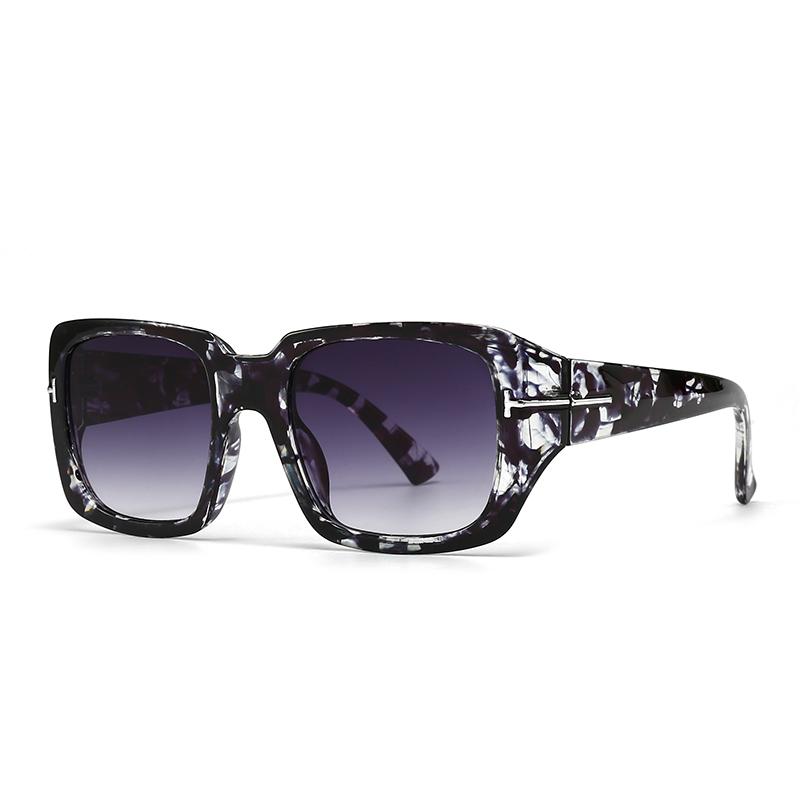 Foreign Trade Cross-Border Popular Modern Sunglasses European and American Street Photography Ins Popular Model Square Sunglasse