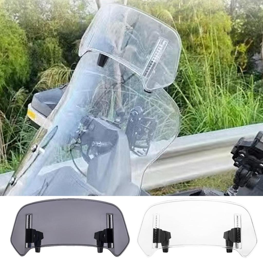 Motorcycle Windscreen Extension Clip On Motorbike Wind Deflector Airflow Windscreen Wind Deflector Motorcycle Air Deflector