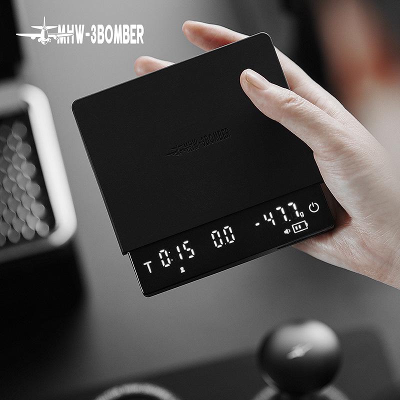 MHW-3BOMBER Little Cube 3.0 Pro Elektronische Pour-Over Kaffeewaage mit Timer