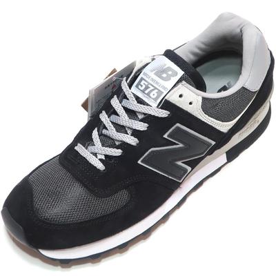 Sneakers OU576PBK Suede Black 26.5 Cm Made In UK for Men