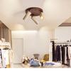 Retro natural cave stone LED ceiling light adjustable spotlight Nordic wabi sabi ceiling light decorative lighting fixtures
