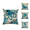 Premium Quality Marine Ocean Cushion Cover With Timeless Sea Horse Design