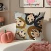 Anime soothing KKOn Cushion Cover Pillowcase Short Plush Invisible zipper Room Sofa Cushion Cover