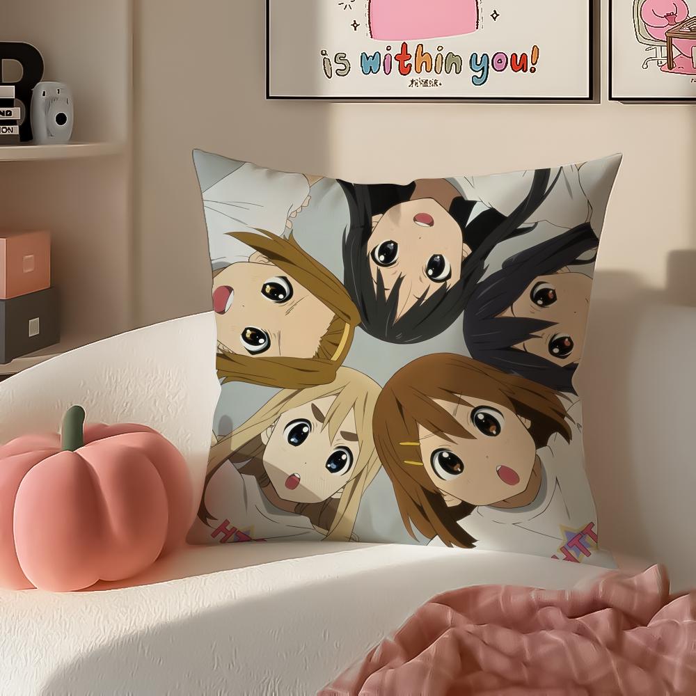 Anime soothing KKOn Cushion Cover Pillowcase Short Plush Invisible zipper Room Sofa Cushion Cover