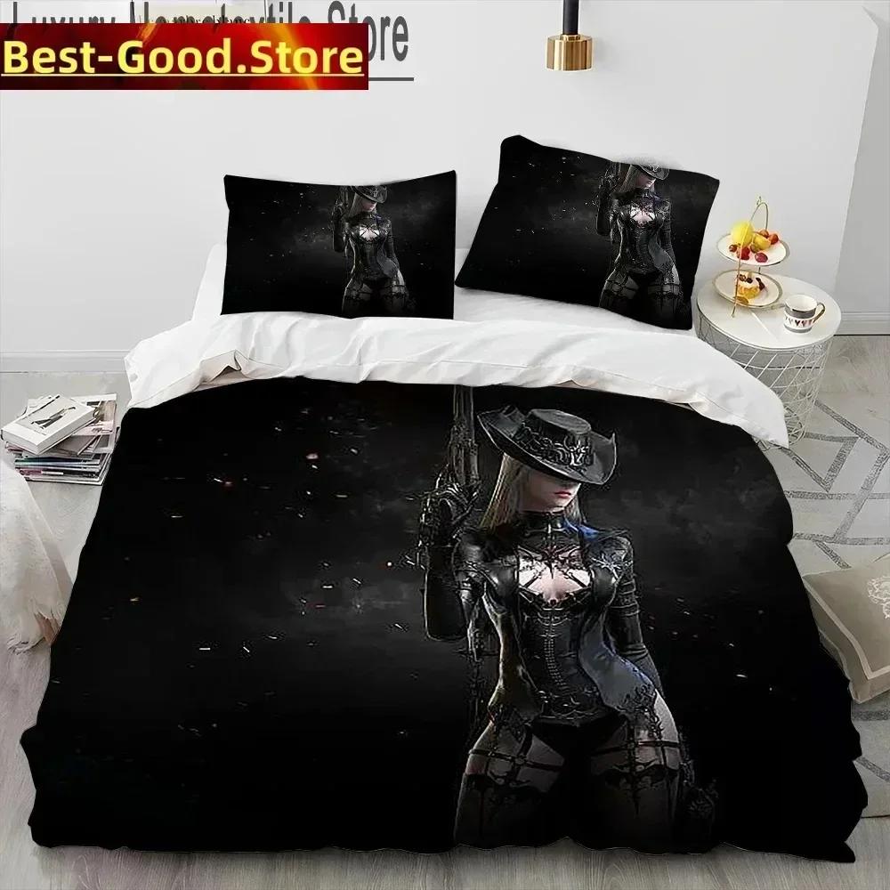 3D Print Lost Ark Game Bedding Set Printed Bed Set With Pillowcase Bed Duvet Cover Soft Queen King Size Bedclothes Home