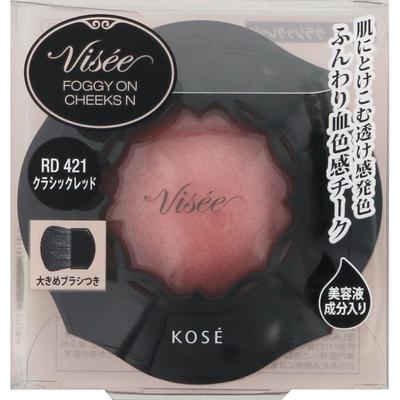 VICE RICHET Vise Riche Foggy On Cheeks N RD421 Classic Red 5g Skin Makeup Vicerische Apply an Appropriate Amount To the Brush, Check the Amount O