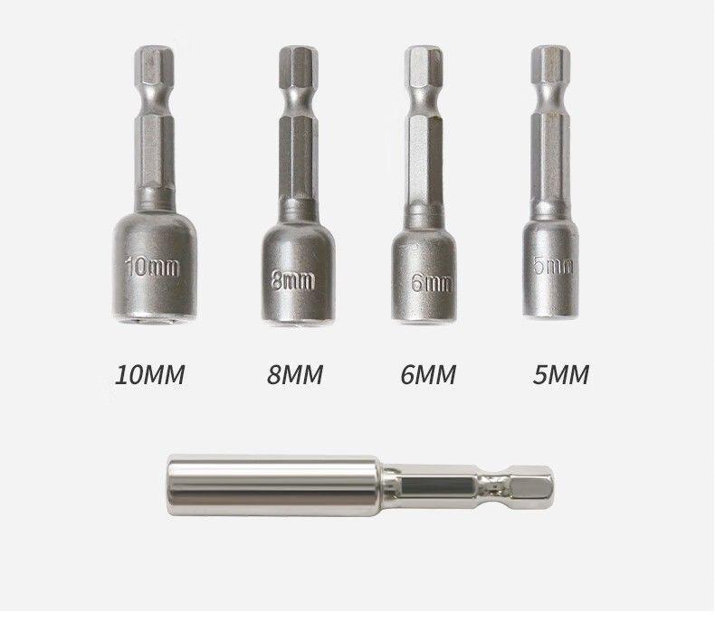 Jieli Electric Screwdriver Bit Set - Slotted & Phillips Heads