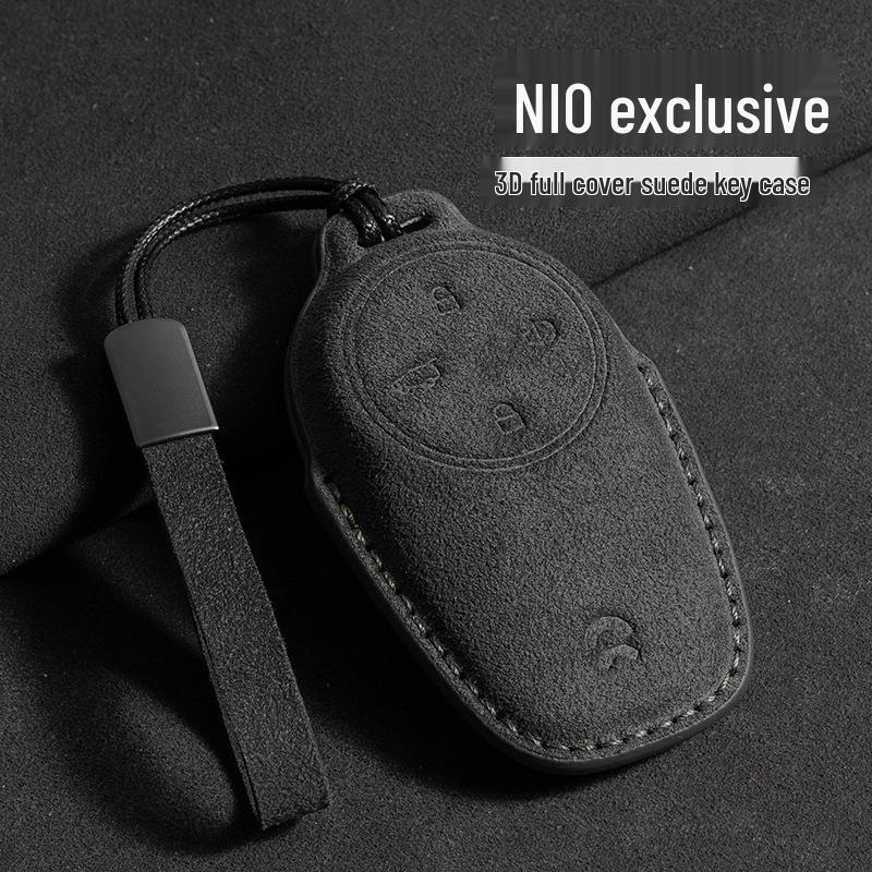 Nio Suede Key Case for ES6, ES8, ET7, EC6, ES7, ET5t, EC7 Models (2023)