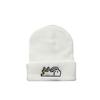 1pcs New Fashion Unisex Beanie Cartoon Cat Embroidery Knitted Hat Autumn Winter Warm Skullies Cap Beanie Hat Hip Hop Hat Black W