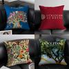 Art De Vivre LOccitane-L Pillow Case Anti-dustmite Pillowcase Invisible Zipper Silky Short Plush Sofa Cushion Cover