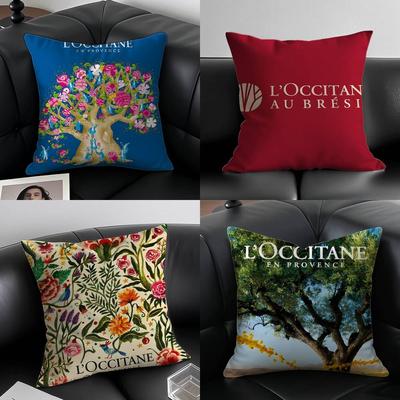 Art de Vivre LOccitane-L Kissenbezug Milbenschutz-Kissenbezug Unsichtbarer Reißverschluss Seidig-kurzplüsch Sofa-Kissenbezug
