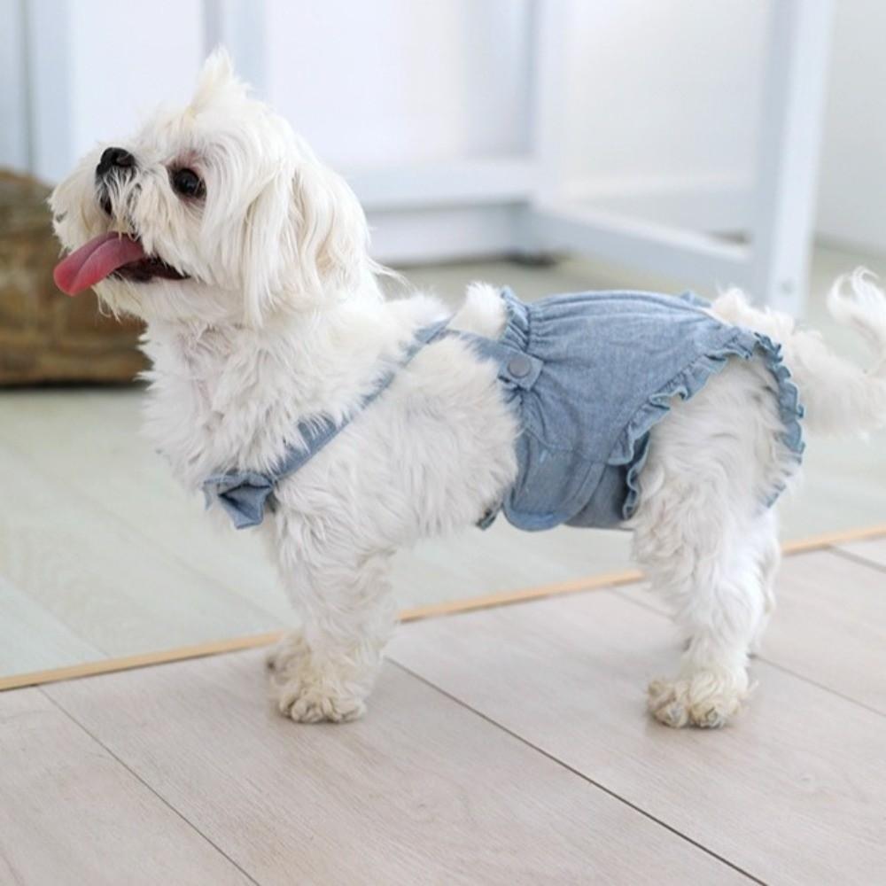Thin Breathable Dog Sanitary Pants Adjustable Pet Dog Diapers  Female Dog Period