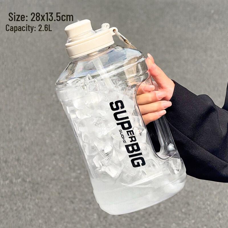 Qiwei Large Capacity Big Belly Student Water Bottle