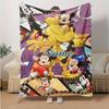 Custom 1pc Mickey Minnie Adventure Blanket, Soft And Comfortable Blanket, Casual Warm, Camping Travel Blanket, Birthday Gift Q910134