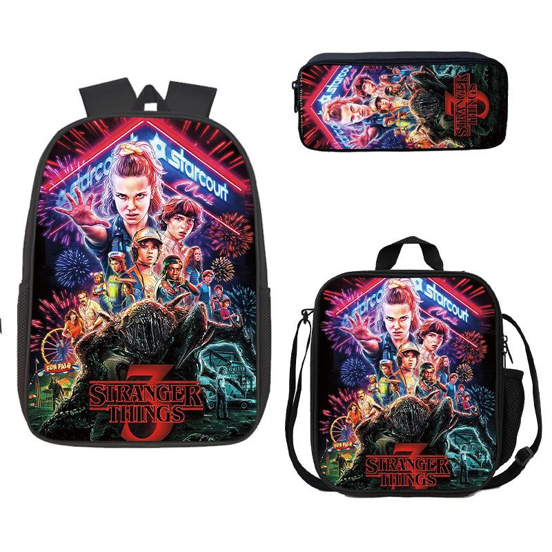 Stranger Things Dětský batoh+taška přes rameno+penál KTB