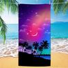 Toalla de Playa con Estampado de Palmeras, Impresión Digital Fina de Secado Rápido Anti-Arena Microfibra Ligera para Nadar, Yoga, Viajes, Gimnasio, Regalo