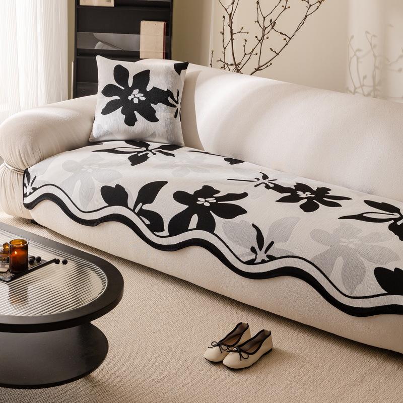 

Premium Special-Shaped Sofa Cushion New Four-Season Universal Straight Row Fixed Non-Slip Seat Cushion Sofa Cover 90*90cm