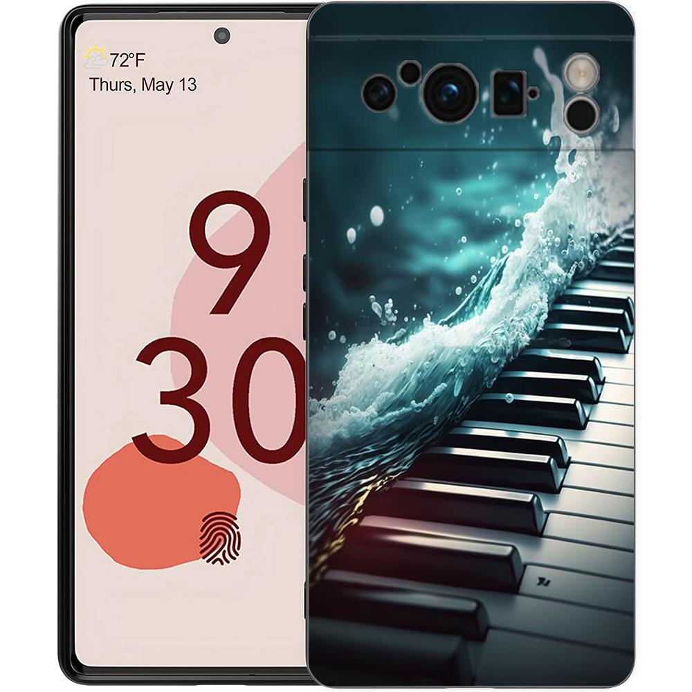 

Phone Case Cover for Google Pixel/9/8/7/6/7A/6A/Pro Shockproof Soft TPU 9/Pro/XL Shell Capas Fundas Keyboard Synthesizer Music Pixel 9 Pro XL