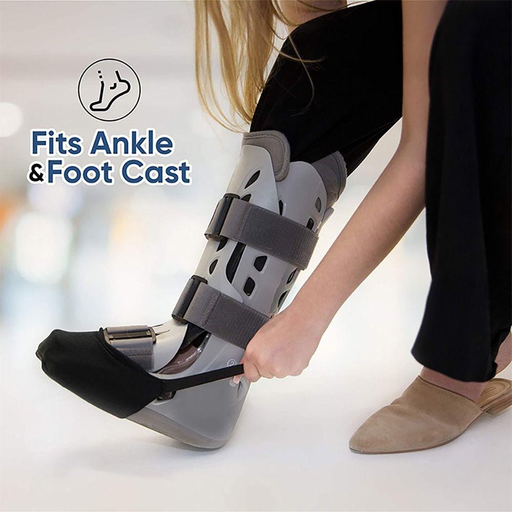 

Adjustable Keep Warm Ankle Injury Cast Sock Toe Cover Toe Protector Foot Cast
