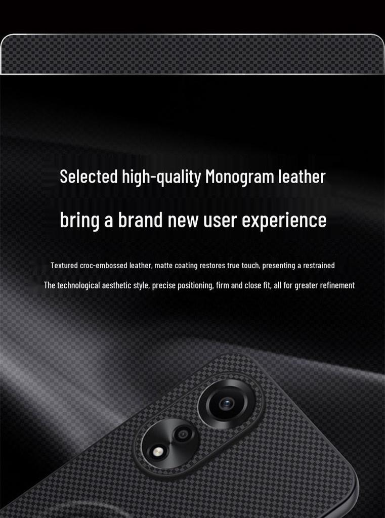 OPPO A78 Protective Case: Full Coverage, Anti-Drop, High-End Design with Magnetic Buckle and Textured Finish.