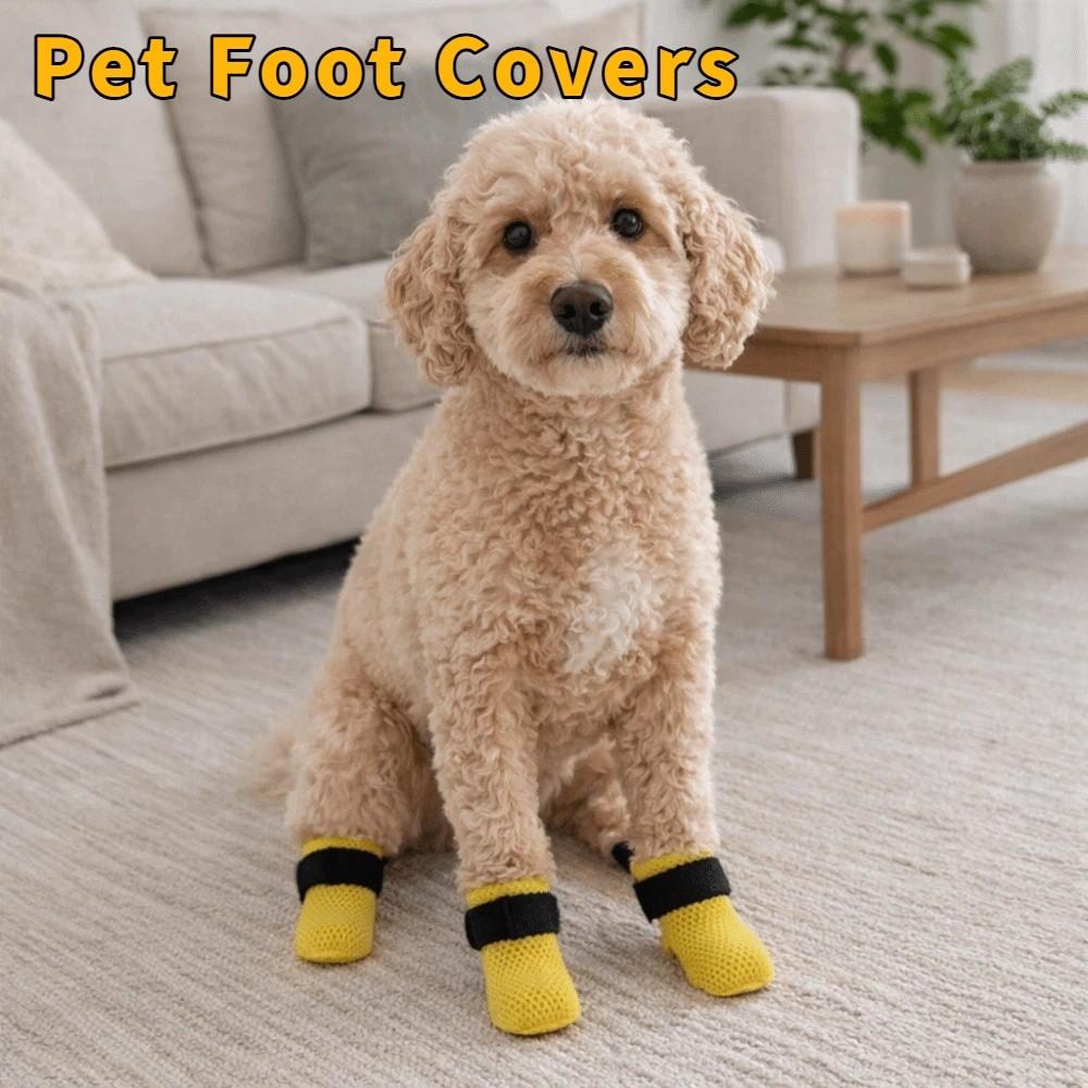 Anti-Slip Cat Anti Scratch Cover Breathable Cat Breathable Shoes Pet Claw Cover  for Cats and Dogs