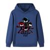B1172 Bambini Ragazzi Ragazze NINJA KIDZ Anime Stampato Casual Outdoor Felpa con Cappuccio a Maniche Lunghe