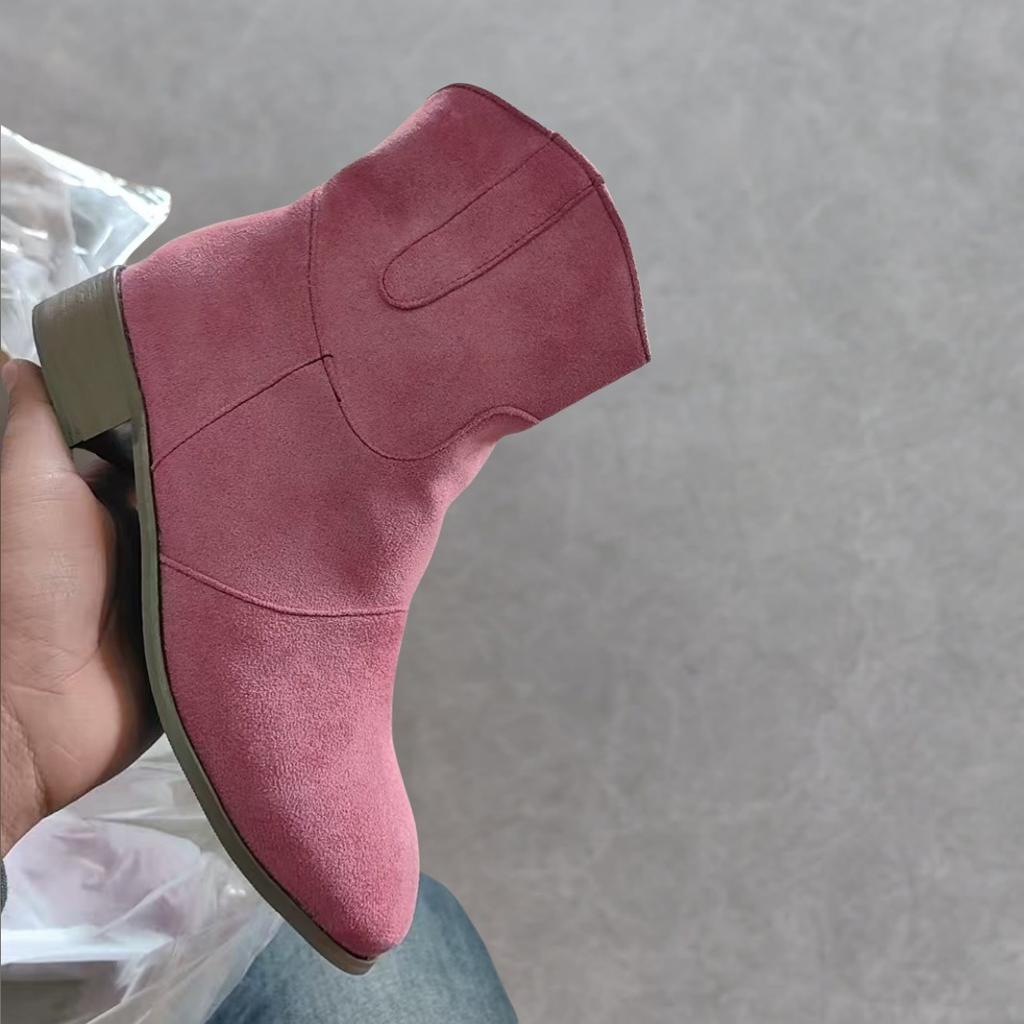 Abierto todo el día por el Festival de Primavera, nuevas botas bajas de otoño e invierno para mujer, tallas grandes 40-48