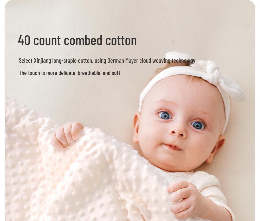 Dicke waschbare Samt-Babydecke für Herbst und Winter, herausnehmbarer Kern, ideal für den Kindergarten