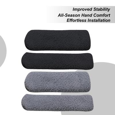 Motorcycle Handle Cover Set Warm Soft Stretchable Handlebar Brake Lever Cover For Cycling For Adventure Commuting Cruising Short